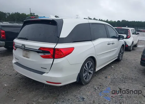 2022 Honda Odyssey Touring from USA, damaged, VIN 5FNRL6H87NB058420
